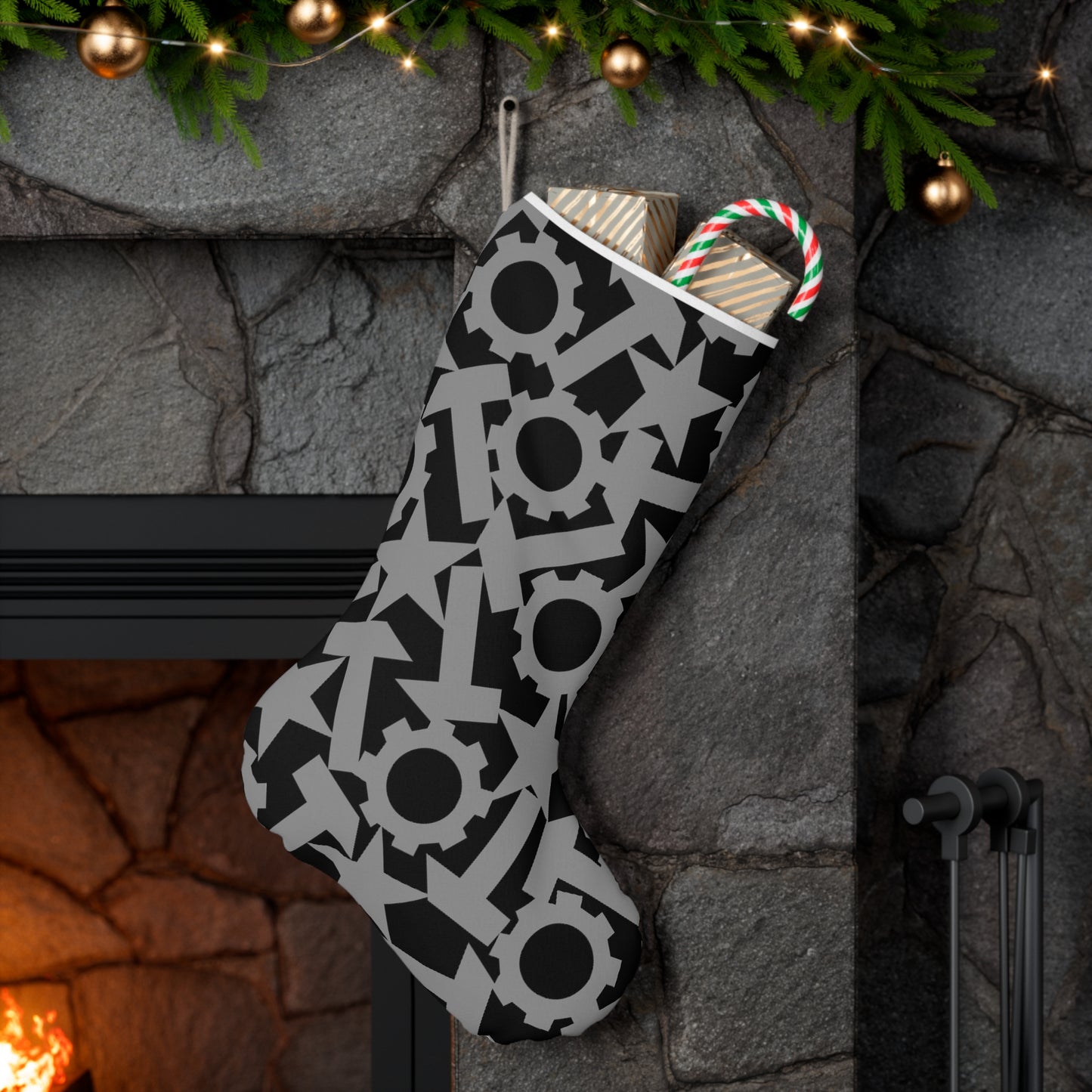 "EBM" Santa Stocking