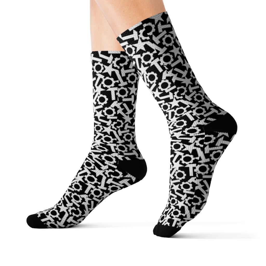 "EBM" Socks