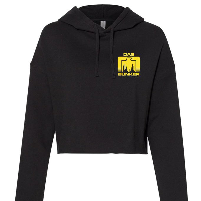 Das Bunker "1980's Logo" Women's Crop Lightweight Hoody