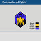 Patch Blue & Yellow Eagle
