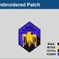 Patch Blue & Yellow Eagle